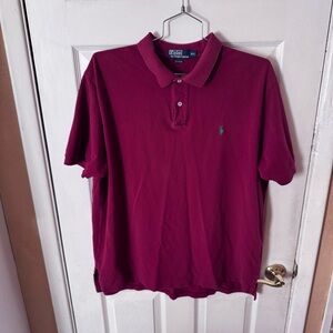 Vintage Ralph Lauren Red Polo Shirt Classic Men’s XXL (2XL)
